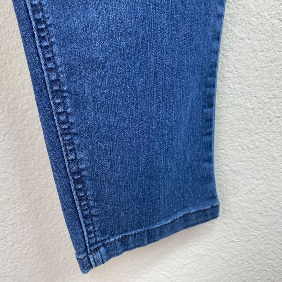 Womans Democracy Jeans 14 AB Tecnology Waist 36" Inseam 27.5" No Roll Waist - Picture 7 of 16